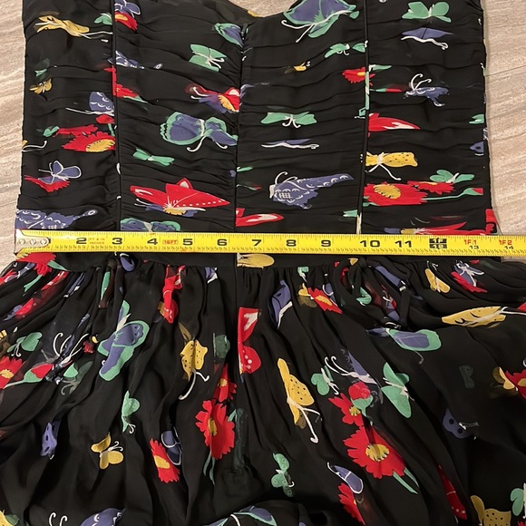 Anna Sui Anthropologie Silk Butterfly Dress - Picture 9 of 11